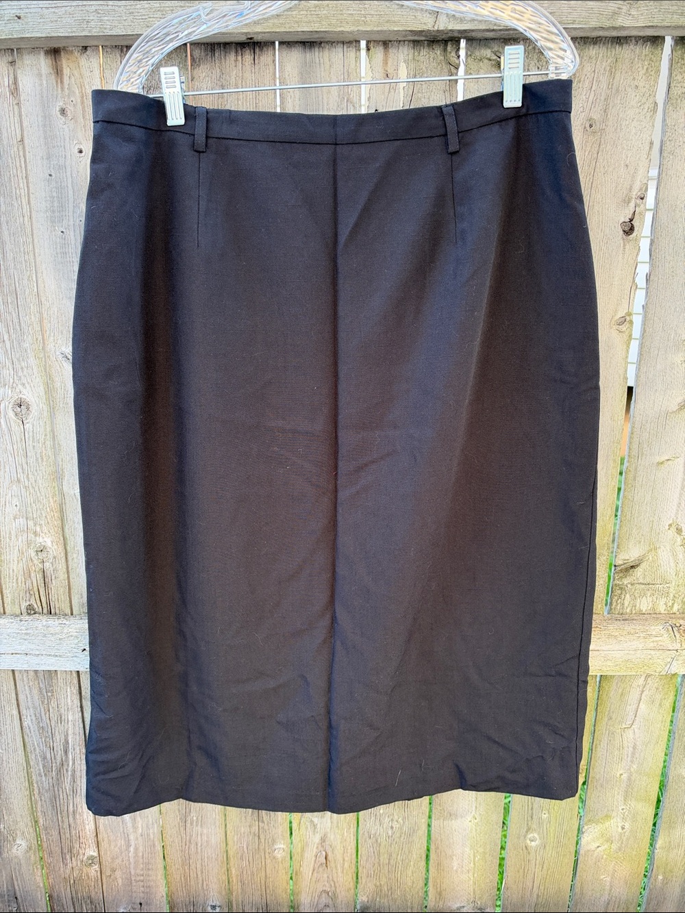 Sag Harbor Classic Black Women's Pencil Skirt